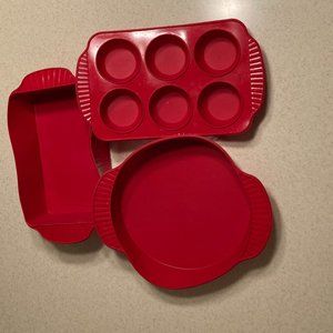 Silicone Baking Set EUC